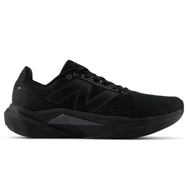Buty męskie New Balance FuelCell Propel v5 MFCPRLK5 – czarne. Czarne buty sportowe męskie New Balance, z gumy, bez zapięcia, do biegania. Za 599.99 zł.