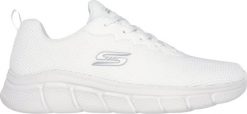 Skechers Buty męskie Skechers Bobs B Flex Chill Edge białe 118106 OFWT 41. Białe buty sportowe męskie Skechers, bez zapięcia. Za 205.18 zł.
