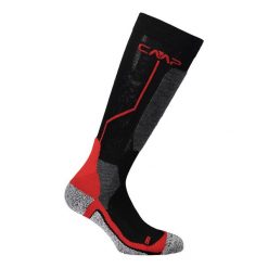 Skarpety narciarskie CMP SKI SOCK WOOL wełniane ocieplane antybakteryjne. Czarne skarpety damskie CMP, bez wzorów, z wełny. Za 164.50 zł.