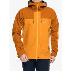Kurtka softshell męska Haglofs Roc Sight Softshell Jacket. Brązowe kurtki sportowe męskie Haglöfs, m, bez wzorów, z softshellu, trekkingowe. Za 879.99 zł.