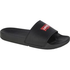 Levis Klapki Levi's June Batwing S 229170-740-159 czarne. Czarne klapki damskie bez wzorów, z gumy, sportowe, bez obcasa. Za 191.39 zł.