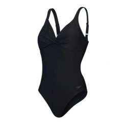 Damski kostium kąpielowy 1-częściowy Speedo Cross Knot Shaping. Czarne kostiumy jednoczęściowe damskie Speedo, xl, bez wzorów, sportowe, do pływania. Za 318.99 zł.