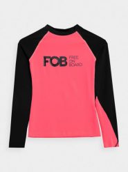 4F Longsleeve do pływania z filtrem UV dziecięcy 122 (6-7 lat). Czerwone t-shirty i topy dla dziewczynek 4f, bez wzorów, z dzianiny, bez ramiączek. Za 119.99 zł.