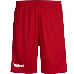 Spodenki sportowe męskie Hummel Core Poly Shorts. Czerwone krótkie spodenki sportowe męskie Hummel, m, bez wzorów, do piłki nożnej. Za 37.00 zł.