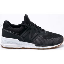 New Balance - Buty MS574EMK. Brązowe buty sportowe męskie New Balance, z materiału. W wyprzedaży za 399.90 zł.