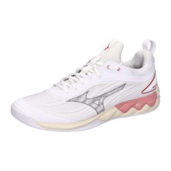 Damskie buty halowe Mizuno Wave Luminous. Białe obuwie sportowe damskie Mizuno, bez wzorów, z gumy, na fitness i siłownię, mizuno wave. Za 635.85 zł.
