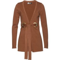 Sweter wiązany bonprix koniakowy. Swetry damskie marki KALENJI. Za 109.99 zł.