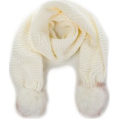 Szal GUESS - AW6800 WOL03 OFF. Białe szaliki i chusty damskie Guess, z materiału. Za 229.00 zł.