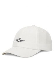 Aeronautica Militare Czapka z daszkiem 261HA1245UCT04293 Biały. Białe rękawiczki męskie Aeronautica Militare, bez wzorów, ze lnu. Za 269.99 zł.