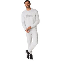 Bluza Asics. Szare bluzy męskie Asics, m, bez wzorów, bez kaptura. Za 265.50 zł.