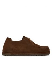 Birkenstock Półbuty Utti Lace 1033136 Brązowy. Brązowe półbuty na co dzień męskie Birkenstock, ze skóry, bez zapięcia. Za 719.99 zł.