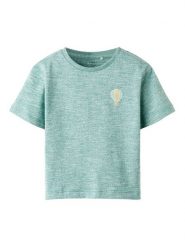 NAME IT T-Shirt Fredery 13238143 Zielony Regular Fit. Zielone t-shirty dla chłopców Name it, bez wzorów, z bawełny, bez ramiączek. Za 39.99 zł.