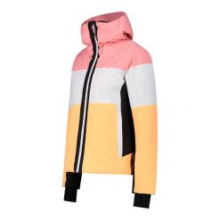 Kurtka damska narciarska damska CMP 33W0706. Białe kurtki damskie CMP, s, bez wzorów, z poliesteru, narciarskie. Za 549.99 zł.
