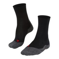 Skarpetki damskie Falke TK2 Sensitive. Czarne skarpety damskie Falke, bez wzorów, z materiału. Za 161.50 zł.