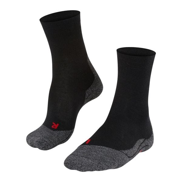 Skarpetki damskie Falke TK2 Sensitive. Czarne skarpety damskie Falke, bez wzorów, z materiału. Za 165.50 zł.