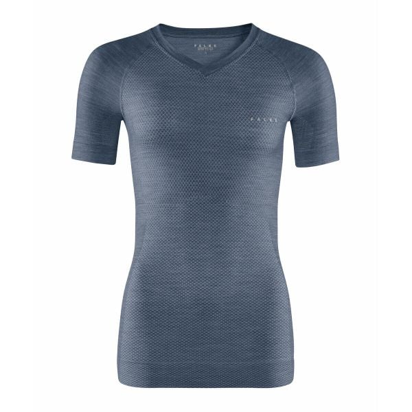 Koszulka damska Falke. Niebieskie koszulki sportowe damskie Falke, l, bez wzorów, z elastanu, bez kołnierzyka, bez ramiączek, na fitness i siłownię. Za 403.00 zł.