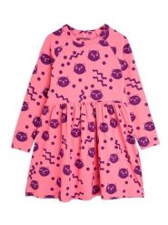 MINI RODINI Sukienka codzienna Squiggly Cats 2515010628 Różowy Regular Fit. Czerwone sukienki dla dziewczynek Mini Rodini, bez wzorów, z bawełny, bez ramiączek. Za 139.99 zł.
