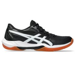 Buty halowe Asics Gel-Rocket 12. Białe obuwie sportowe damskie Asics, bez wzorów, do biegania. Za 324.00 zł.