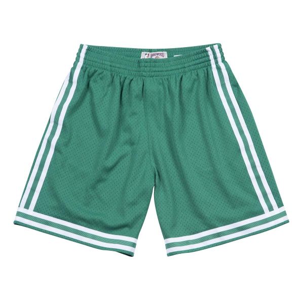 Szorty Boston Celtics nba. Zielone krótkie spodenki sportowe męskie Mitchell & Ness, m, bez wzorów, do koszykówki. Za 397.50 zł.