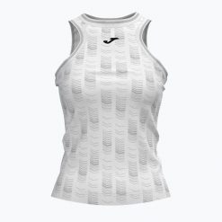 Koszulka tenisowa damska Joma Smash Tank Top W. Białe koszulki sportowe damskie Joma, xl, bez wzorów, z materiału, bez kołnierzyka, bez ramiączek, na fitness i siłownię. Za 94.99 zł.
