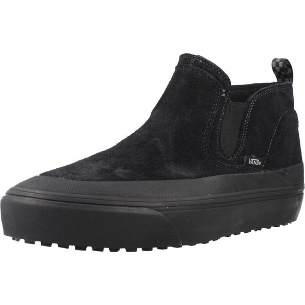 Buty VANS MTE MID-SLIP INSULATED Czarny. Czarne buty sportowe męskie Vans, ze skóry, bez zapięcia. Za 532.96 zł.