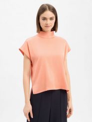 Drykorn Bluzka - Alaria_1 Kobiety Satyna pomarańczowy, 36. Brązowe bluzki damskie DRYKORN, bez wzorów, z satyny, bez kołnierzyka, bez ramiączek. Za 549.95 zł.