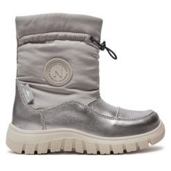 Śniegowce Naturino. Szare śniegowce dziewczęce Naturino, bez zapięcia. Za 439.99 zł.