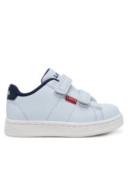 Levi's® Sneakersy Bell Jr Mini VAVE0232S Niebieski. Niebieskie buty sportowe dziewczęce bez wzorów, ze skóry, bez zapięcia. Za 89.99 zł.