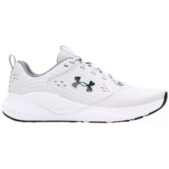 Buty Under Armour Commit 4. Białe buty sportowe męskie Under Armour, bez zapięcia. Za 269.99 zł.