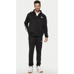 Dres Sportswear Basic 3-Stripes Rozmiar XXL Czarny - JC5375. Czarne buty sportowe męskie Adidas, z dresówki, bez zapięcia, na fitness i siłownię. Za 252.99 zł.