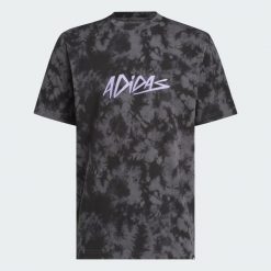 Koszulka Lux Color Graphic. Szare koszulki sportowe męskie Adidas, l, bez wzorów, z bawełny, bez kołnierzyka, bez ramiączek. Za 149.00 zł.
