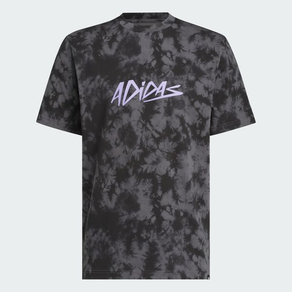 Koszulka Lux Color Graphic. Szare koszulki sportowe męskie Adidas, l, bez wzorów, z bawełny, bez kołnierzyka, bez ramiączek. Za 149.00 zł.