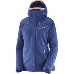 Salomon Fantasy Jkt W Medieval Blue Heathe L. Niebieskie kurtki damskie Salomon, na zimę, l, bez wzorów, bez kaptura, narciarskie, climacool (adidas). W wyprzedaży za 825.00 zł.