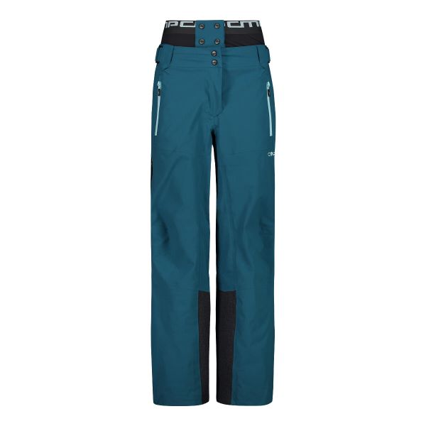 Spodnie damskie narciarskie CMP 34W1946. Czarne spodnie materiałowe damskie CMP, xl, bez wzorów, z materiału, sportowe, narciarskie. Za 783.50 zł.