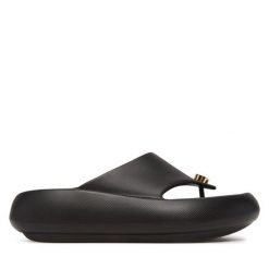 Japonki MICHAEL Michael Kors. Czarne klapki damskie MICHAEL Michael Kors, bez wzorów, bez obcasa. Za 339.99 zł.