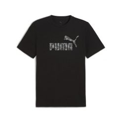 Męska koszulka Essentials Camo PUMA. Czarne buty sportowe męskie Puma, m, bez wzorów, bez kołnierzyka, bez ramiączek, na fitness i siłownię. Za 129.00 zł.