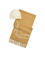 LAUREN RALPH LAUREN Zestaw szalik i czapka 454P23530002 Brązowy jasny. Brązowe czapki i kapelusze damskie Lauren Ralph Lauren, bez wzorów. Za 819.99 zł.