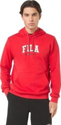 Fila Bluza męska Fila Rifredi czerwona FAM1218 30002 S. Czerwone bluzy męskie Fila, m, bez wzorów, bez kaptura. Za 258.11 zł.