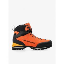 Buty do raków półautomatycznych damskie Garmont Ascent GTX. Czerwone obuwie sportowe damskie Garmont, bez wzorów, trekkingowe. W wyprzedaży za 775.50 zł.