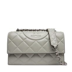 Torebka Tory Burch. Szare torebki do ręki damskie Tory Burch, bez wzorów, wizytowe, bez dodatków. Za 2,729.00 zł.