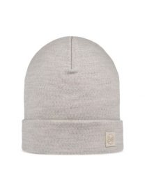 Czapka trekkingowa Merino Heavyweight Beanie. Białe czapki i kapelusze męskie Buff, bez wzorów, z materiału, klasyczne. Za 129.99 zł.
