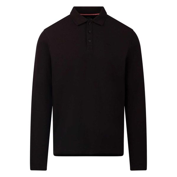 Męska Koszulka Polo Leblanc Z Długim Rękawem. Czarne bluzki z długim rękawem męskie Trespass, m, bez wzorów, bez kołnierzyka. Za 129.99 zł.