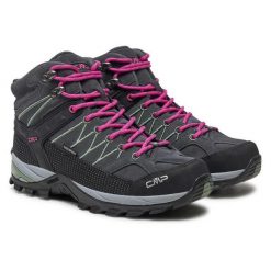 Buty trekkingowe dla kobiet CMP RIGEL MID WP. Szare obuwie sportowe damskie CMP, trekkingowe. Za 399.99 zł.