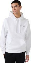 Champion Bluza męska Hooded Sweatshirt biała 221790 WW001 2XL. Białe bluzy męskie Champion, m, bez wzorów, bez kaptura. Za 268.91 zł.