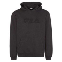 Męska Bluza Z Kapturem Bischkek. Czarne bluzy męskie Fila, l, bez wzorów, z bawełny, z kapturem. Za 241.99 zł.
