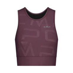 Damski tank top CMP. Brązowe koszulki sportowe damskie CMP, xs, bez wzorów, bez kołnierzyka, bez ramiączek. Za 217.50 zł.