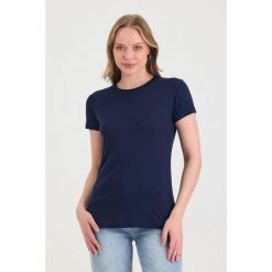 Koszulka turystyczna damska 100% Merino WOOLONA Pera. Niebieskie koszulki sportowe damskie WOOLONA, bez wzorów, bez kołnierzyka, bez ramiączek. W wyprzedaży za 261.00 zł.