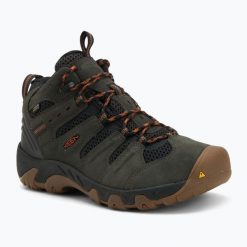 Buty trekkingowe męskie KEEN Headout Mid Waterproof. Zielone trekkingi męskie Keen. Za 479.99 zł.
