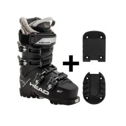 Buty narciarskie damskie HEAD FORMULA 105 W MV z GRIP WALK 2024. Czarne obuwie sportowe damskie Head, bez wzorów, narciarskie. Za 1,399.00 zł.