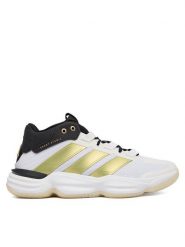 Adidas Buty halowe Court Stabil Indoor Shoes KK1949 Biały. Białe buty sportowe męskie Adidas, ze skóry, bez zapięcia. Za 479.99 zł.